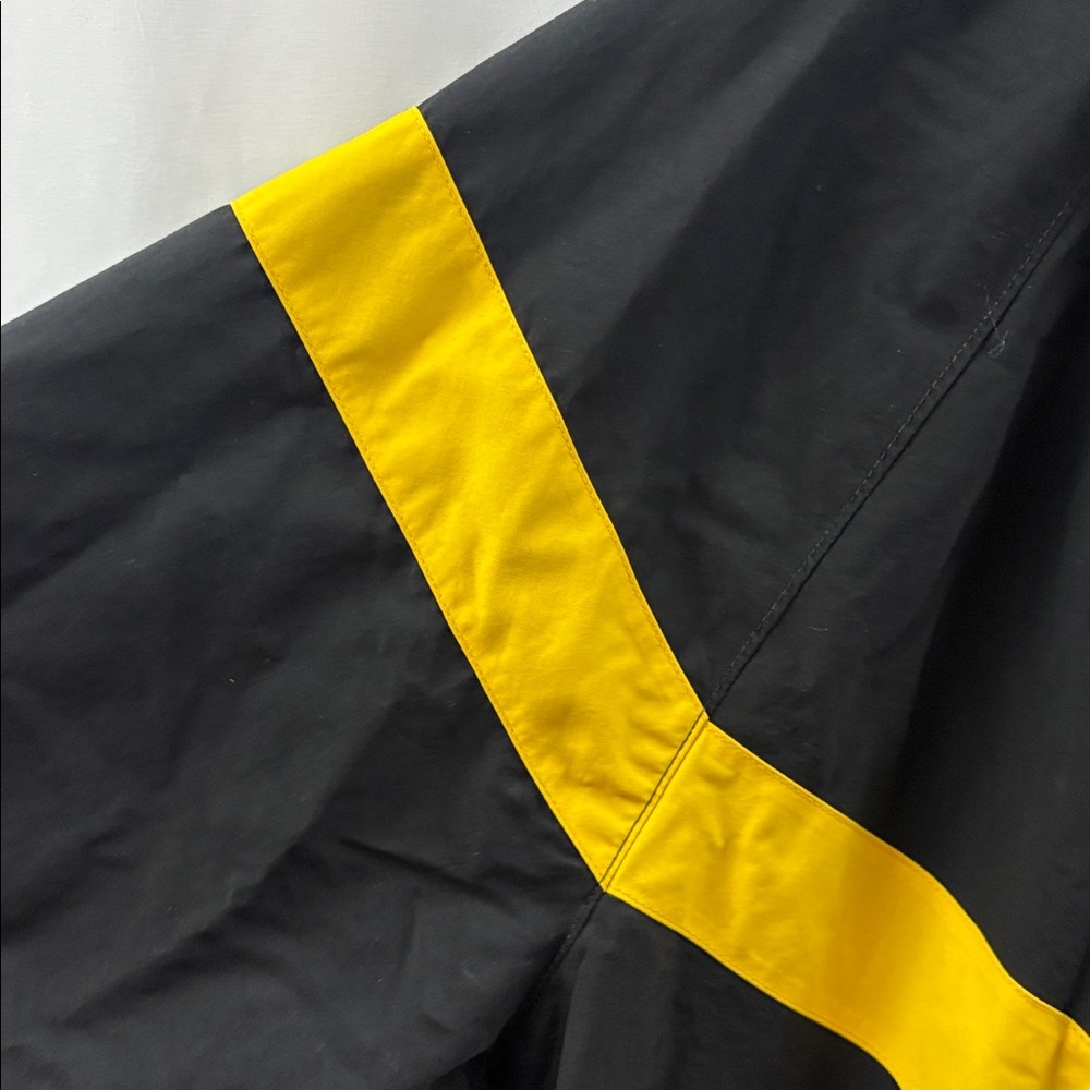 US Army APFU PT Jacket Black Yellow X-large Short Military Physical Fitness - Picture 6 of 9